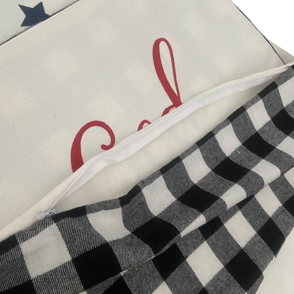 Set Of 2 Hobby Lobby Decorative Throw Pillow Case 18 x 18" God Bless America - Picture 4 of 7